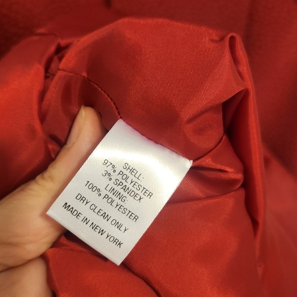 Red cocktail dress. B Michael America Red Collection. Size 6. - Picture 5 of 5